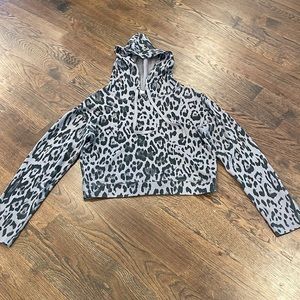 Cropped hoodie